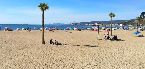 Playa de Penco en Verano